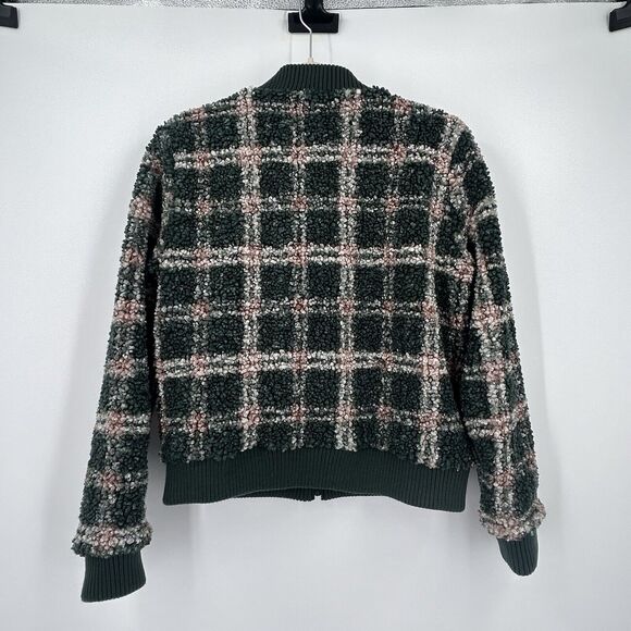 BEYOND YOGA SHERPASHELL BOMBER JACKET WOMENS SMALL OFF THE GRID $189 GREEN - Picture 8 of 11